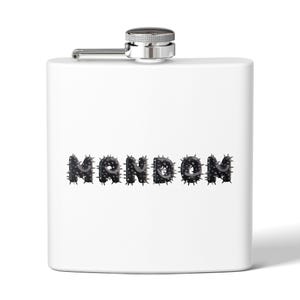 Black Leather Stud Groom Flask - Perfect for Bachelors, Wedding Gifts, Groom Parties, Personalized Gift, Wedding Favors