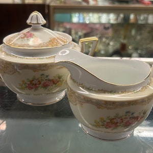 Japan Noritake Creamer And Sugar Set