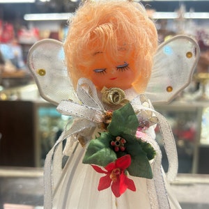 Angel Tree Topper Vintage ~ 1960s ~ Christmas Decoration