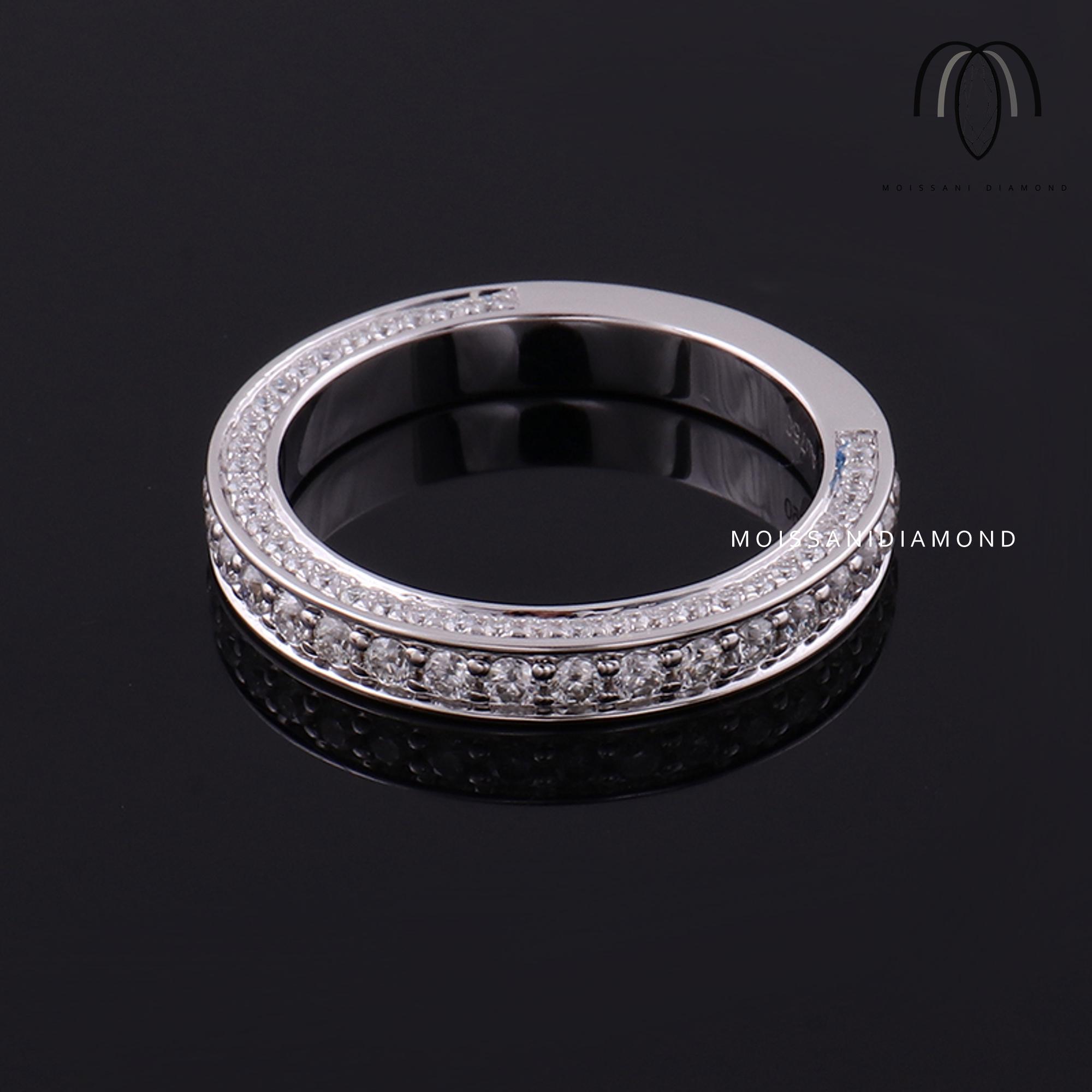 Rosec Jewels 3.50 Ct Tw Moissanite Eternity Wedding Band - D Color VS1 Clarity In 14K/18K Gold - View #10