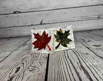 Custom Leaf Coasters - Hand Made