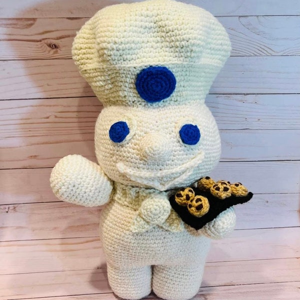 Pattern (Only) Pillsbury Doughboy Crocheted