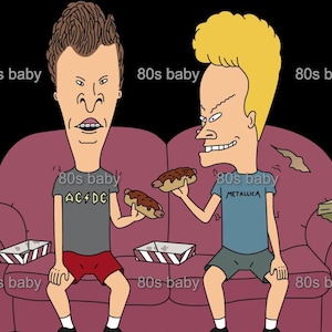 Beavis y Butthead Mtv comiendo perros fríos