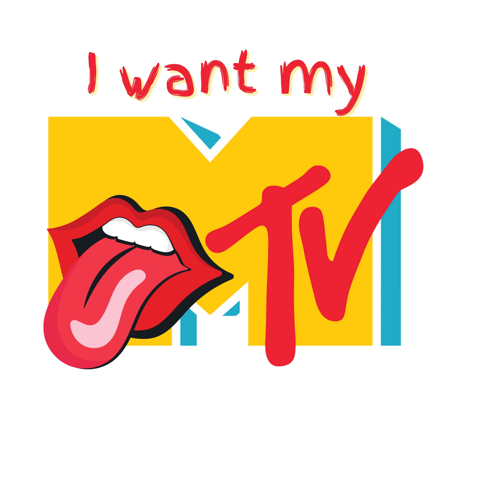 Mtv, Png, Digital Download, Svg, 80s, Television, Music, Hip Hop, Sublimation, Instant Download