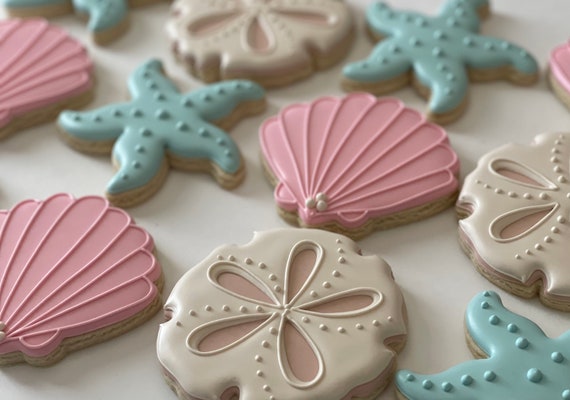 Sea Shell Cookies - Etsy