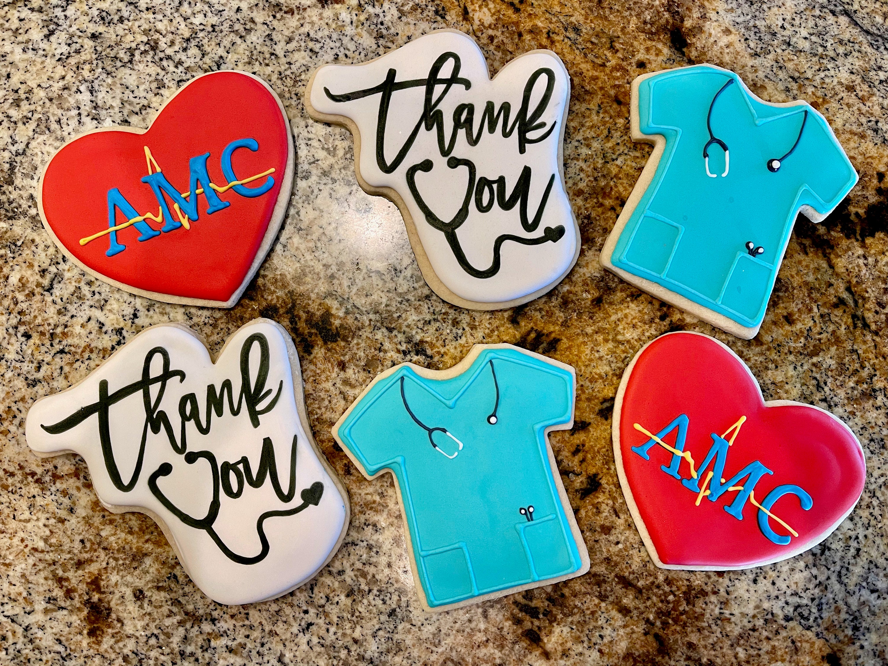 Medical Field Thank You Cookies - Etsy