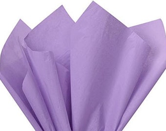 Lilac, Luxury Thick 18GSM Tissue Paper Sheets, Eco Friendly, Full Size 75cm x 50cm 1-100 Sheets Folded, Same Day Dispatch Before 3pm