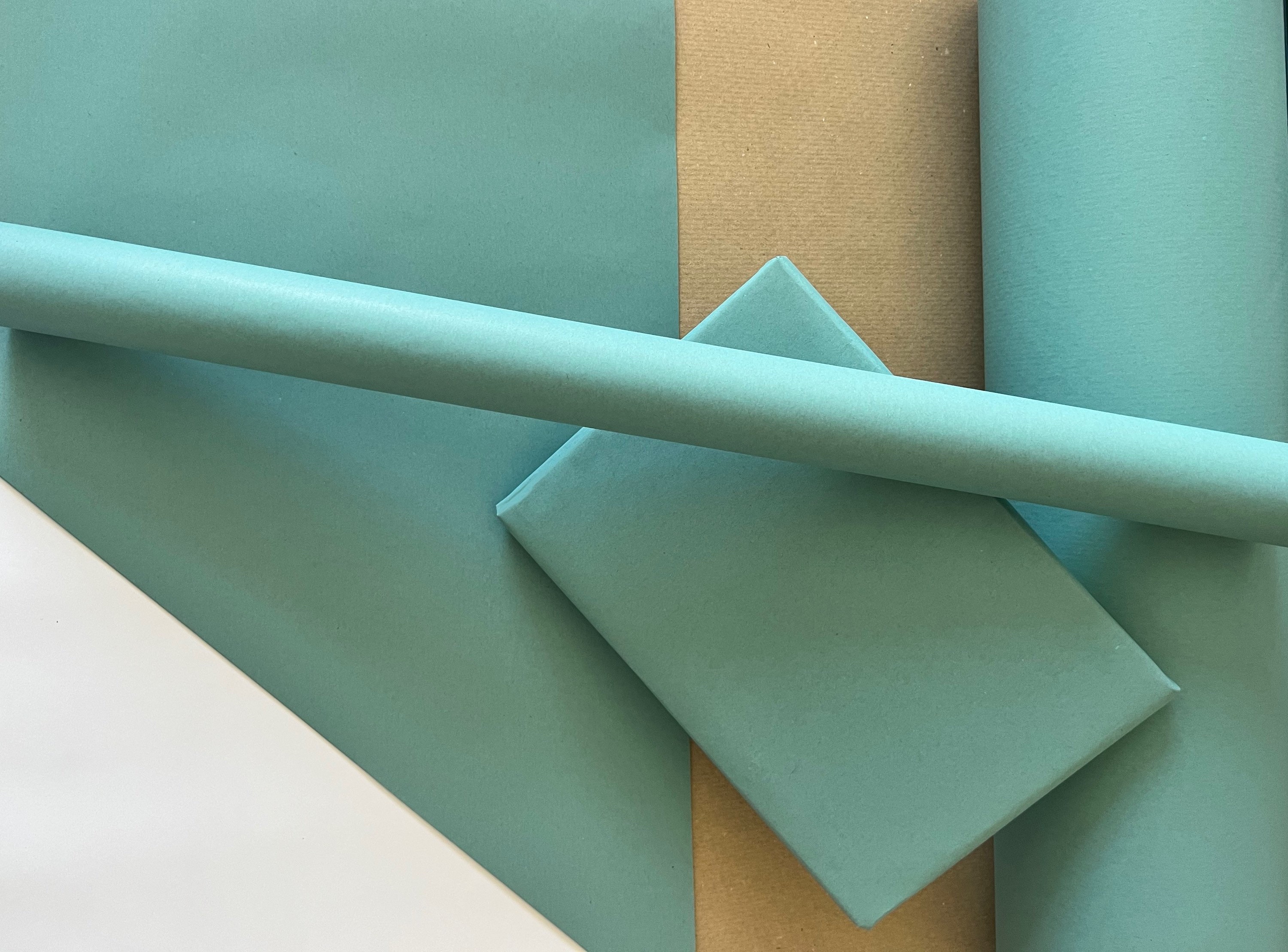 Matt Red Kraft Wrapping Paper, Sustainable Eco Friendly Kraft