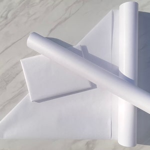 Carta da regalo ecologica con fodera bianca ghiaccio, 100% riciclata e riciclabile, carta da regalo kraft sostenibile, carta da regalo per compleanni