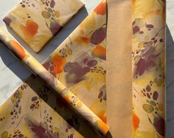 Wrapping Paper Autumn Colours 50CM Wide Eco Friendly, 100% Recycled Kraft | Recyclable, Sustainable, Plastic Free Gift Wrap