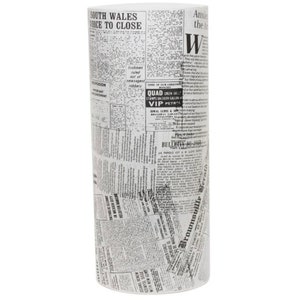 Carta da regalo ecologica in carta da giornale, Kraft, bianca e nera, 100% riciclata e riciclabile, carta da regalo per la festa della mamma e il compleanno.