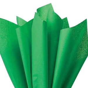 Fogli di carta velina spessa di lusso, 18 g/m², verde scuro, ecologici, formato standard 75 cm x 50 cm, 1-100 fogli piegati, spedizione in giornata entro le 15:00.