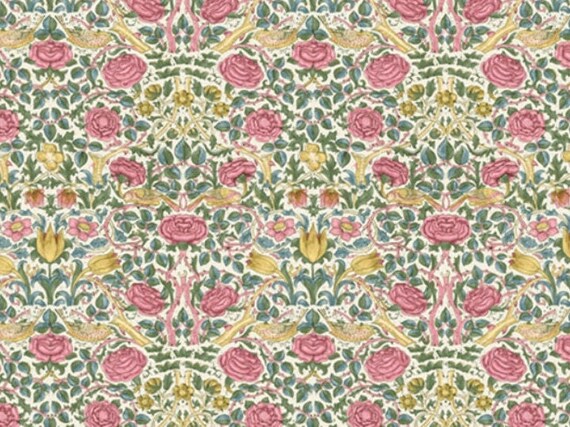 Rose Spring Green Tissue Paper for William Morris x 4 Rose Spring Green Tissue Paper for William Morris x 4