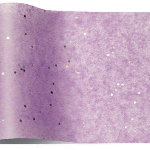 Carta velina ecologica con stampa di pietre preziose lilla viola ametista, 100% riciclata e riciclabile, carta velina, carta velina stampata di lusso