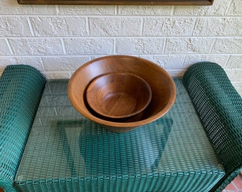 Vintage Burl Walnut Bowls