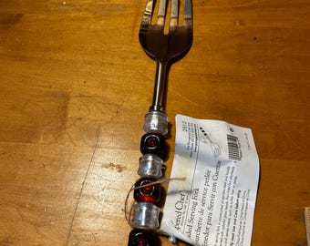 Pampered Chef Beaded Serving Fork