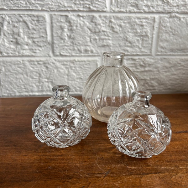 Adorable Vintage Bud Vases - set of three