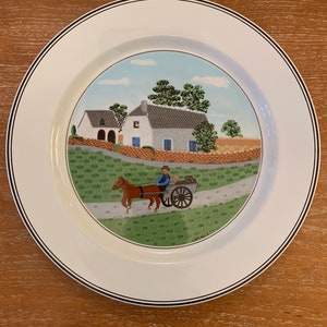 Villeroy & Boch Design Naif Going to Market Dinner Plates - 10&quot;