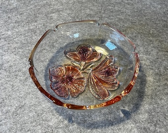 Vintage Walther Glas Iridescent Carnival Glass Dish