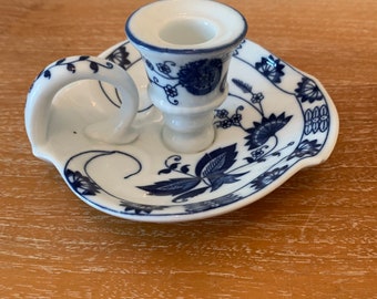 Vienna Woods China Candleholder in Onion Pattern