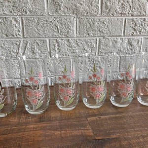 Vintage Crystal Clear Industries Crystal Glasses - Set of Six