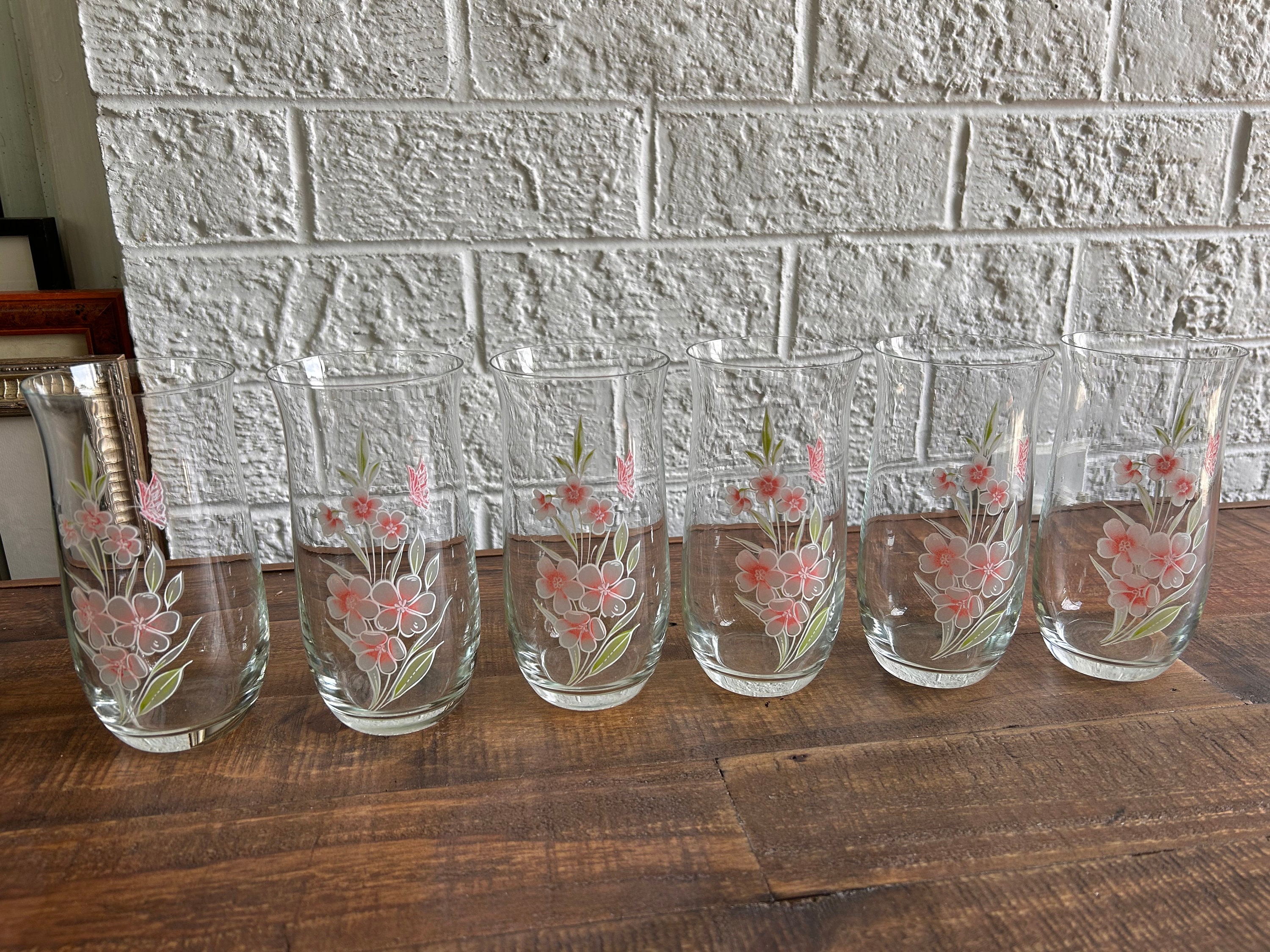 Vintage Crystal Clear Industries Crystal Glasses - Set of Six - Etsy