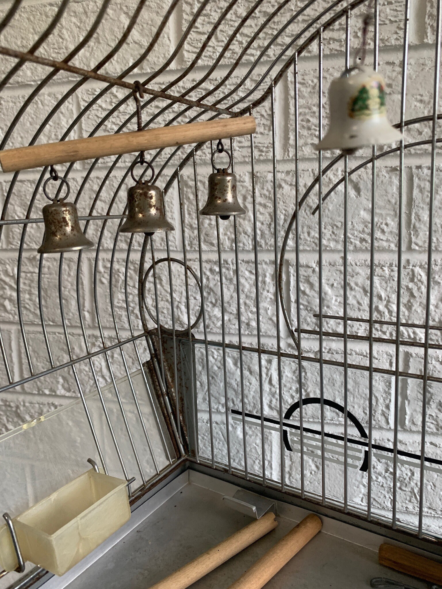 Vintage Hendryx Bird Cage With Art Deco Design -  Canada