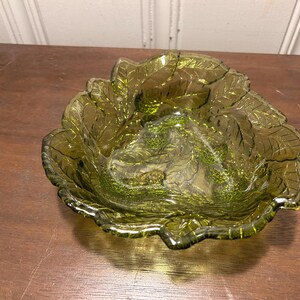Indiana Glass Company Loganberry Green Multi Use Dish