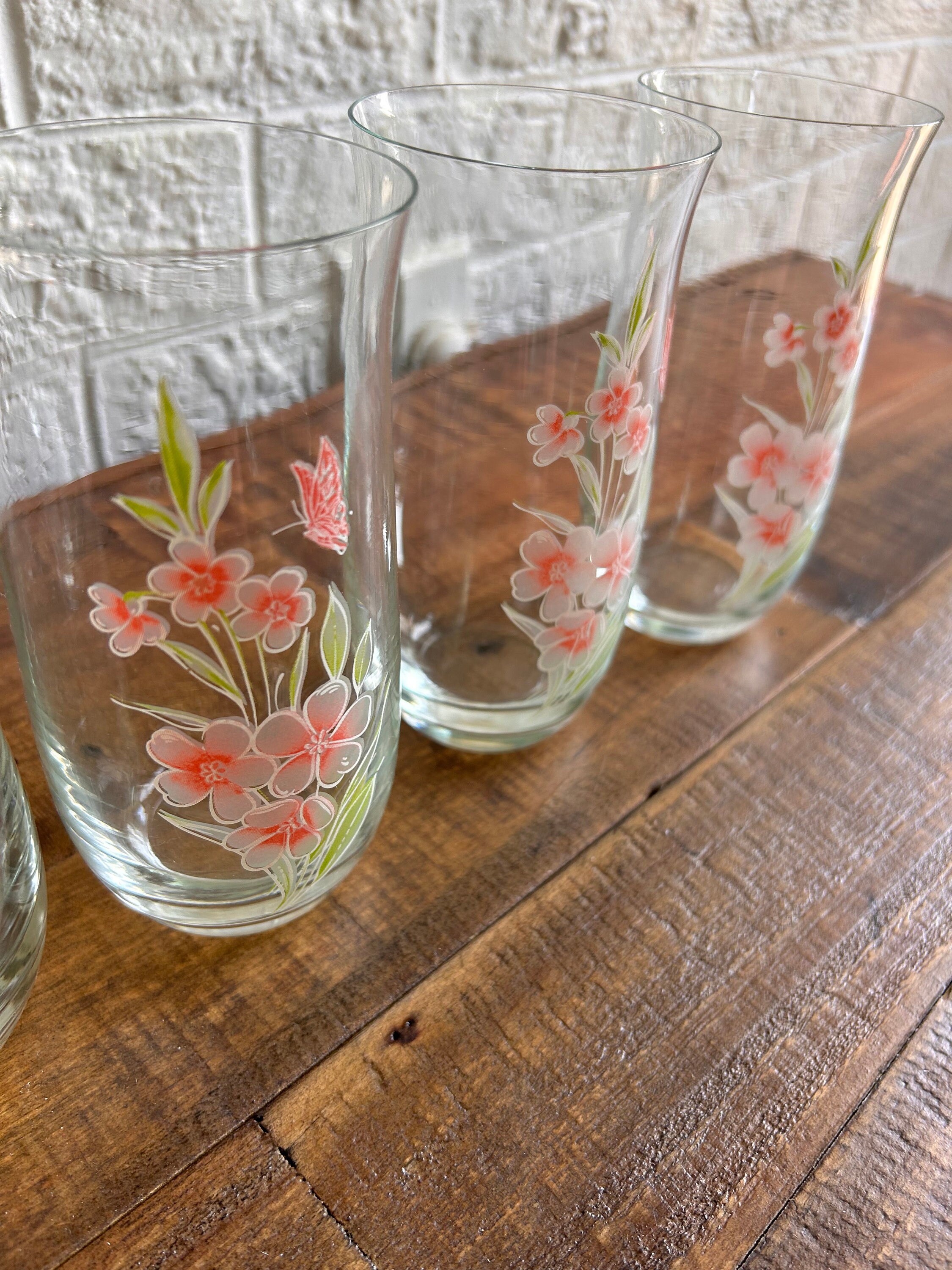 Vintage Crystal Clear Industries Crystal Glasses - Set of Six - Etsy