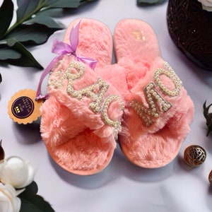 Op maat gemaakte pantoffels | Bruiloft | Pantoffels bruidsmeisje | Vrijgezellenfeest | Gepersonaliseerde pantoffels | Zwarte pantoffels| Roze pantoffels | Witte pantoffels | Cadeau