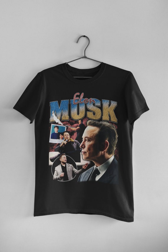 ELON MUSK Vintage Shirt Elon Musk Tesla 
