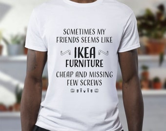 Camiseta IKEA, fan IKEA, Camisa IKEA, Camisa muebles baratos, camisa divertida, camiseta personalizada, regalo personalizado, camiseta personalizada