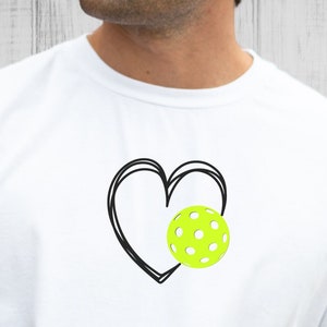 Love Pickleball T-shirt - Men & Women's Pickelball Shirt - Unisex Dink Tee