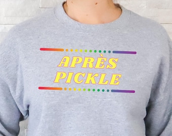 Après Pickleball Sweatshirt - soft, toasty for lounging or playing in unisex pickleball clothes