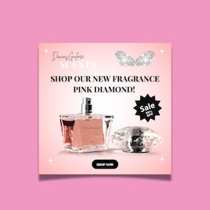 Diy Perfume Flyer, Fragrance Flyer , perfume template, Perfume Business, Canva , Canava template, perfume brand flyer, premade template,