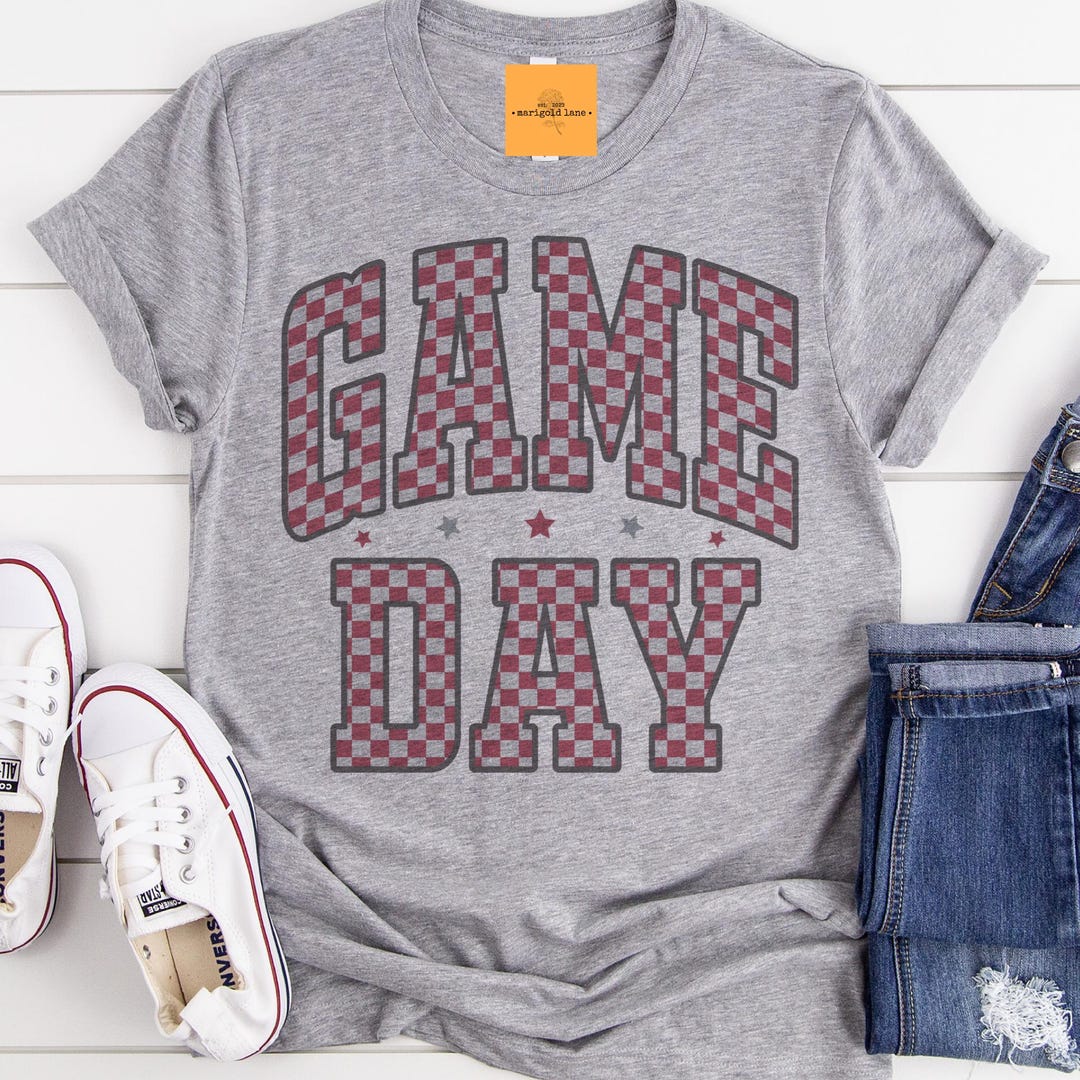 Game Day Checkered Graphic T-Shirt main image 1