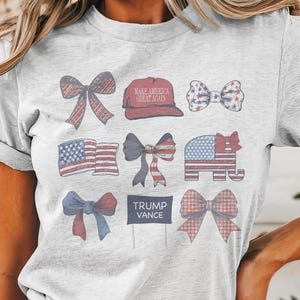 Trump Coquette T-Shirt: MAGA 47, Multiple Colors