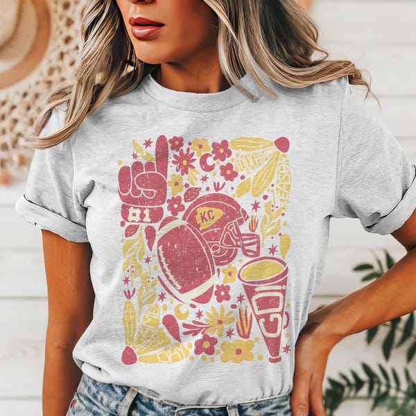 Kansas City Football T-shirt: Retro Game Day Tee