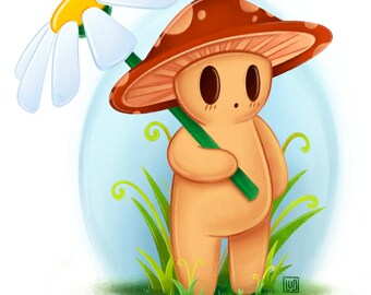 Flower Gus Print - 8.5x11