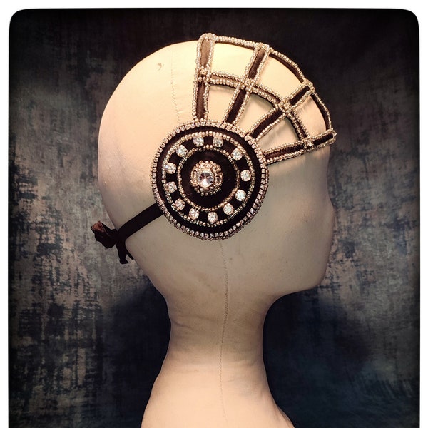 1920er Jahre Kopfschmuck - Haarband - vintage - flapper - gatsby - charleston - larp - boheme