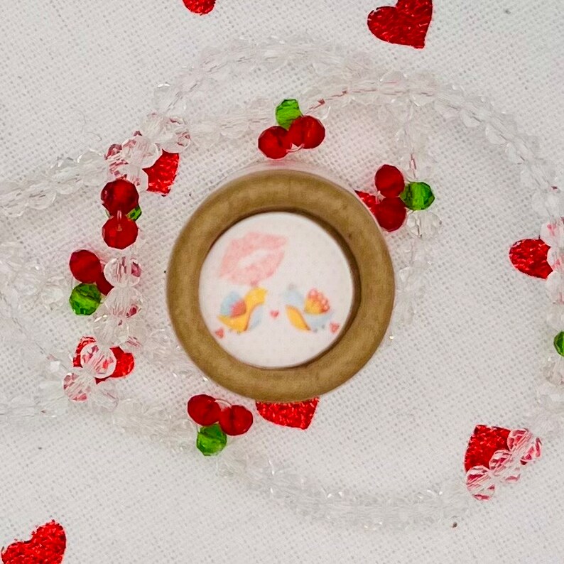 CUPID'S KISS Valentine Lip Balm, Natural Cherry, Chocolate, Cocoa Butter, Cupuacu Butter, Macadamia Oil, Organic Lip Moisturizer Paper Tube bild 6