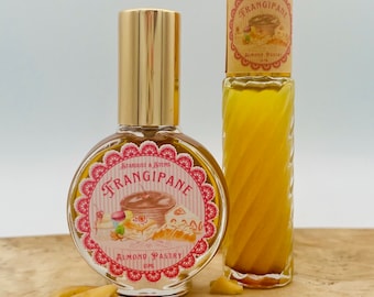 FRANGIPANE Almond Pastry Perfume, Creamy Gourmand Milky Sweet Scents, Cocoa Macaron Marzipane Vanilla Cookies Fragrance, Smells Like Dessert