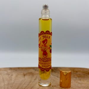 Perfume de fresa con leche, colonia de fresa silvestre, fragancia en spray afrutada indie, perfume de hadas, sin parabenos, bizcocho de fresa 10ml Oil Tall Roll