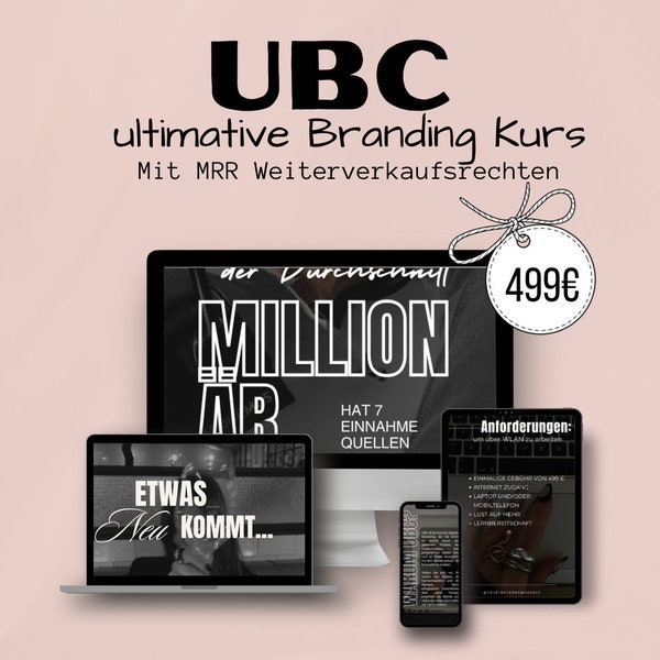 UBC - Ultimativer Branding Kurs MRR