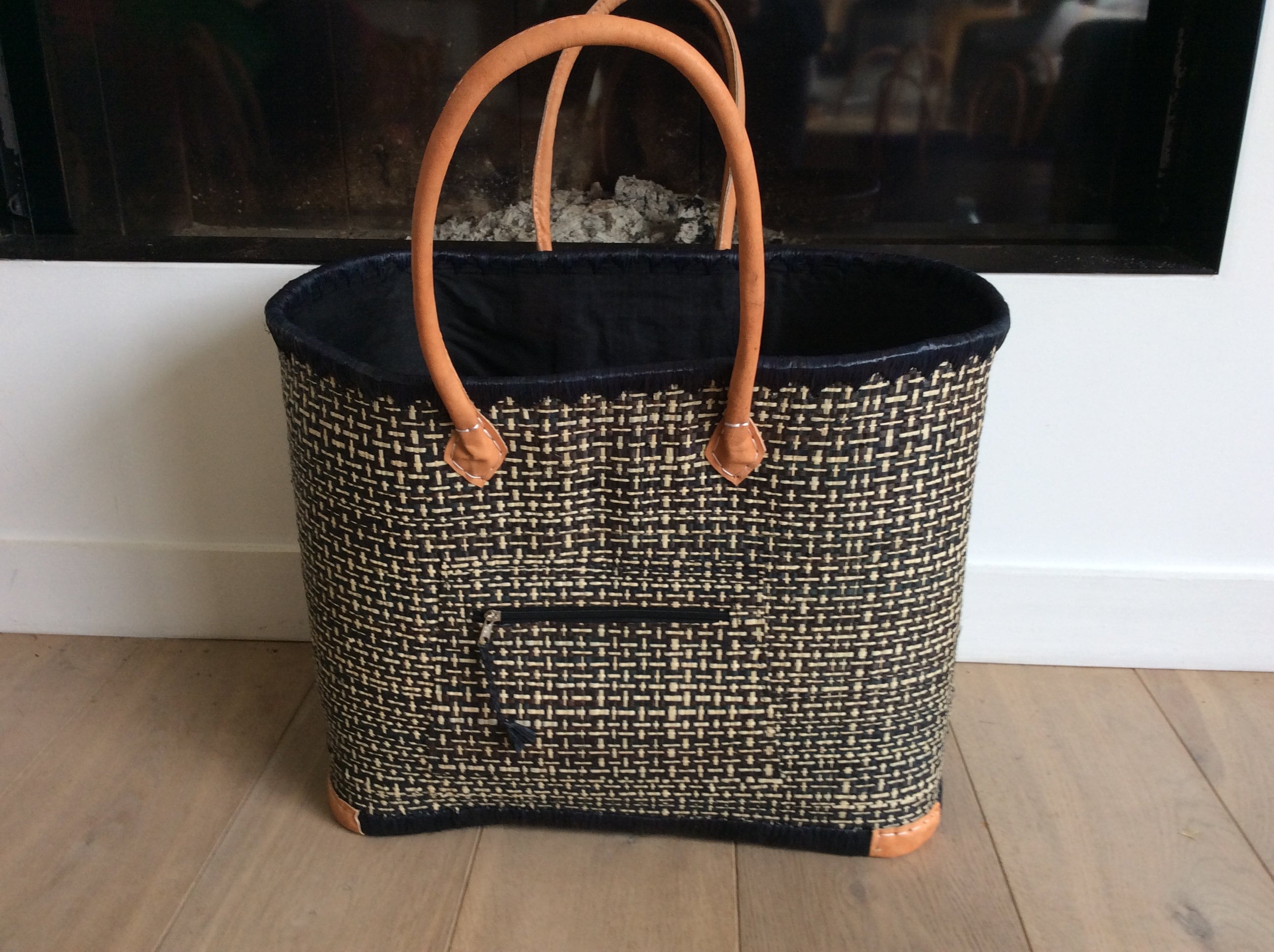 Sac de plage XL en paille, sac de plage d'été pour femme, sac à
