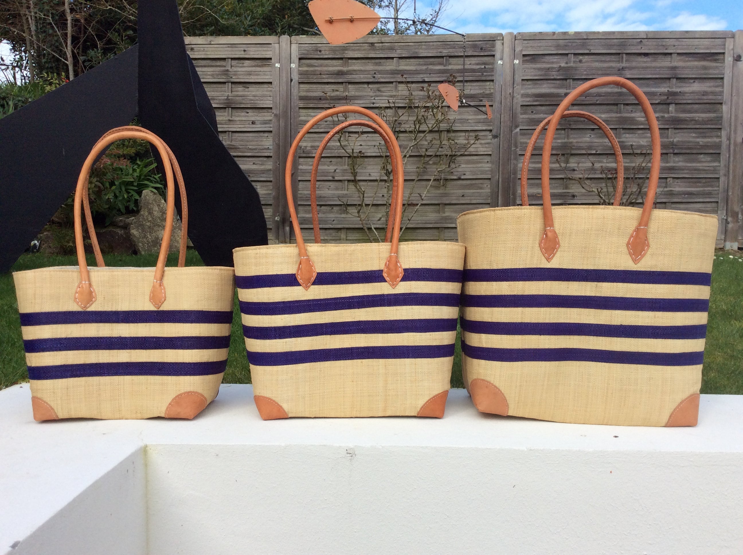 Folding Straw Tote UK