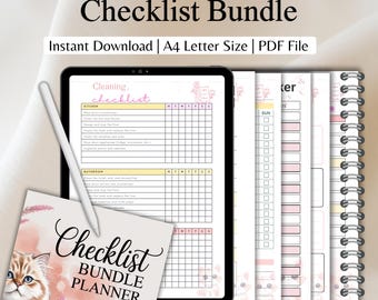 The Checklist That Finally Calms the Chaos | Daily + Weekly Printable Planner for Busy Brains | To Do List Habit Tracker