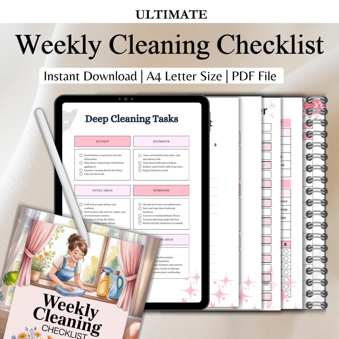 The Cleaning Routine That Ends Clutter Guilt | Daily & Weekly Checklist ...