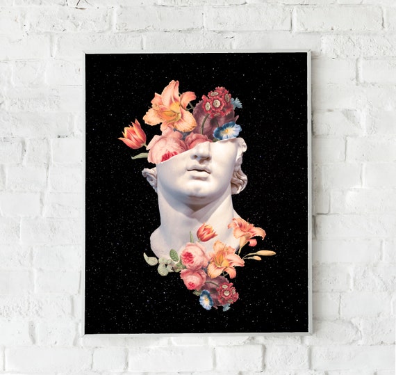Cosmic Digital Printable Retro Futurism Wall Art Trippy & | Etsy