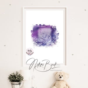 Custom Butterfly Ultrasound Keepsake